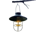 Solar powered retro garden light - outdoor hanging decorative lamp for balconies - waterproof hanging light - camping night light