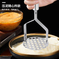 stainless steel mashed potato press manual mashed potato tool garlic press potato press kitchen food supplement gadget