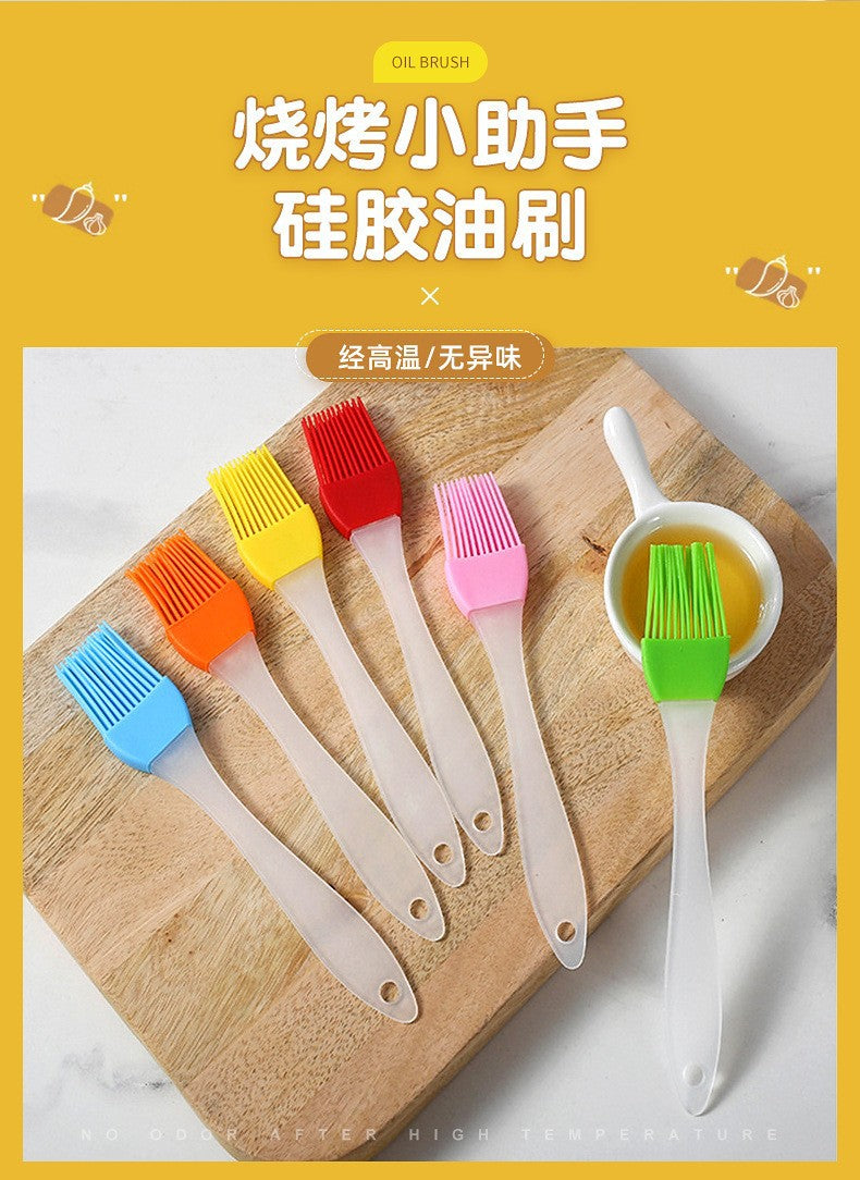 Zibo bbq grill manufacturer - in stock: small, detachable silicone oil brush - bbq brush, cake basting brush, silicone brush
