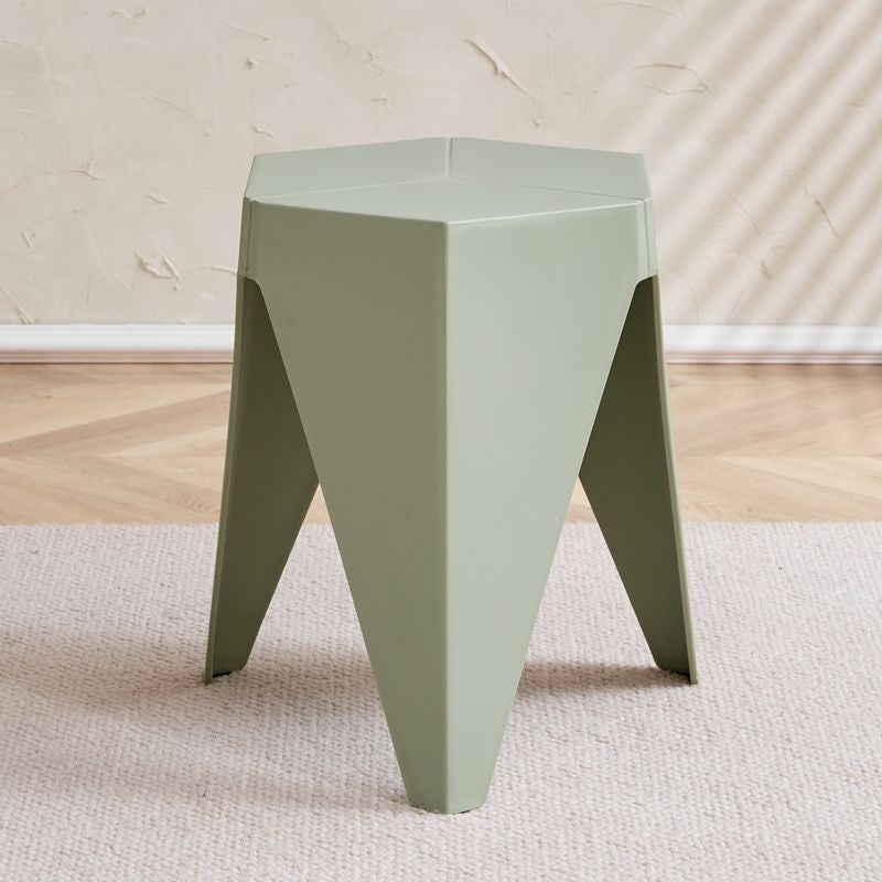 For home plastic stool stackable scandinavianpopular round stool thick rubber stool casual modern dining table chair high stool