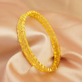 Wholesale 24k gold plated bangle bracelet - middle eastern dubai wedding nigerian women's bridal gold sand bangle jewelry wholesale