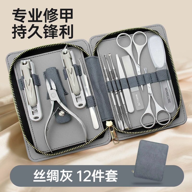High-quality stainless steel nail clippers & manicure tool set - professional nail care kit for wholesale