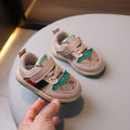 Girls' soft-soled casual shoes, spring/autumn  collection, kids' shoes, boys' fashionable lightweight sneakers, ages 1-3