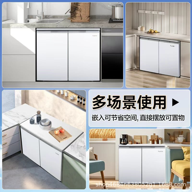 Royalstar horizontal refrigerator table embedded class a energy efficiency air-cooled frost-free side-opening double-door refrigerator freezer refrigerator