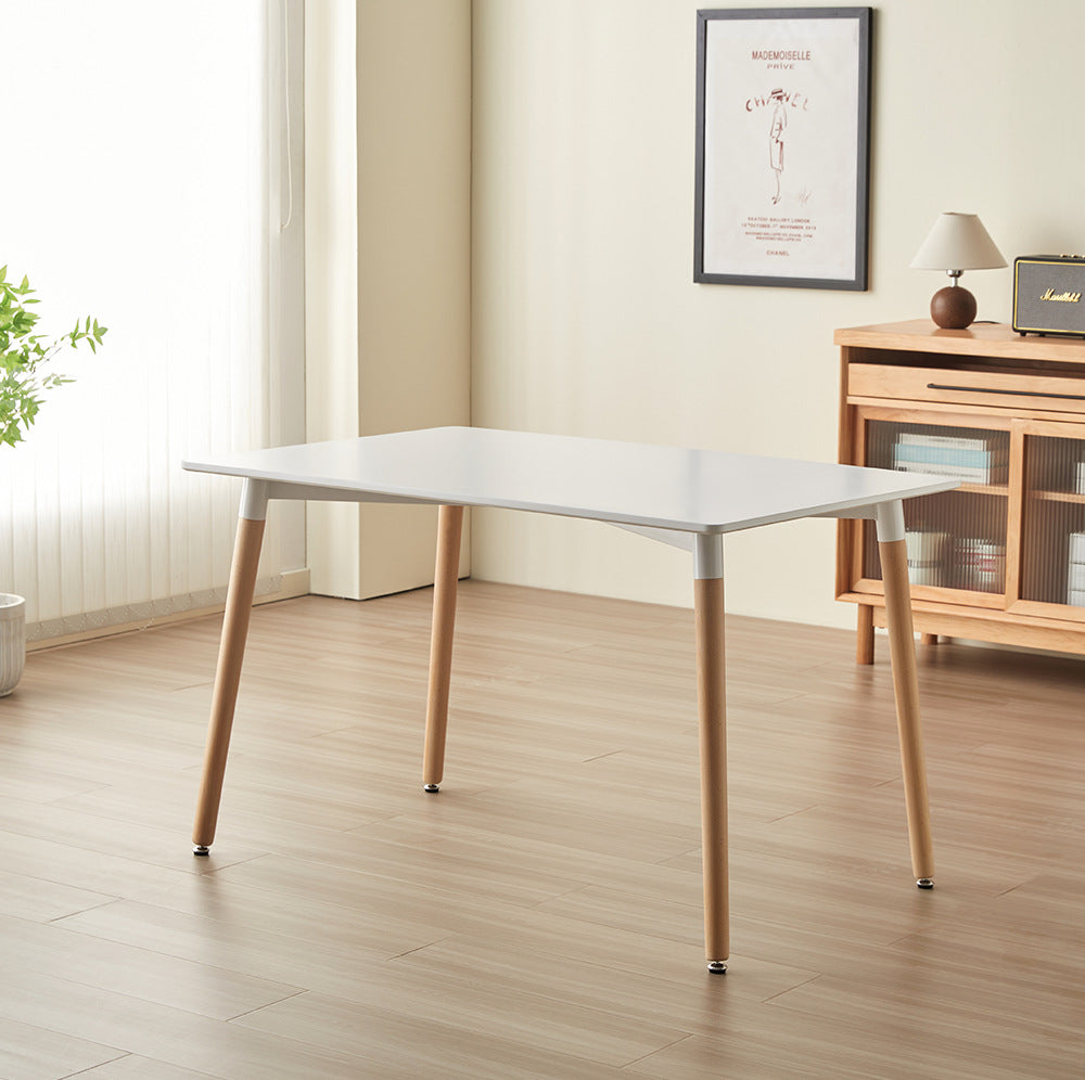 Wood dining tableexport solid wood dining tablefor home dining tablerectangular tablemoderncasual negotiation table