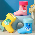 New kids' rain boots: cute cartoon designs for boys and girls - waterproof rubber boots for toddlers, preschoolers, and students