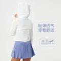 Summer cooling outdoor sun protection uv-resistant skin jacket - lightweight, quick-drying, breathable, hooded sun shirt for women d25018