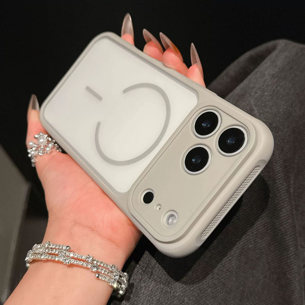 Macaron frosted magnetic phone case for xiaomi 17, apple 16, drop-proof huawei mate 80 protective cover
