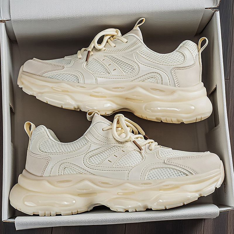 Men's summer 2026 new trendy brand high-end soft sole running casual versatile hong kong style student dad sneakers