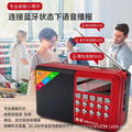 Jinzheng kk69bt bluetooth card-playing radio for seniors - fm radio, peking opera & storytelling player - portable & rechargeable