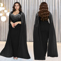 C7305 cross-border   fashion women's elegant rhinestone evening gown dress - new