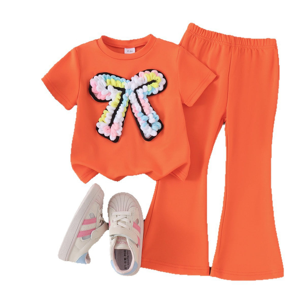 exclusive for european and american girls new arrival rose red short-sleeved t-shirt + pants