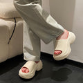 8cm thick sole slippers women popular super popular summer outwearfashioneasiest for matchins cool slippers women non-slip deodorizing filter stepping on shit feeling