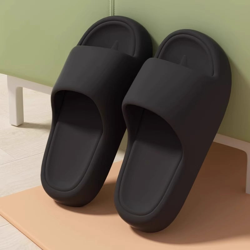 Eva soft sole slippers women's new summer indoor home "stomping on shit" feel bathroom non-slip couple's sandals men's slippers