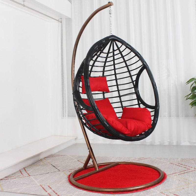 Romantic hanging basket rattan chair for home indoor hanging chair swing adult hammock balcony single double living room rocking lounge chair