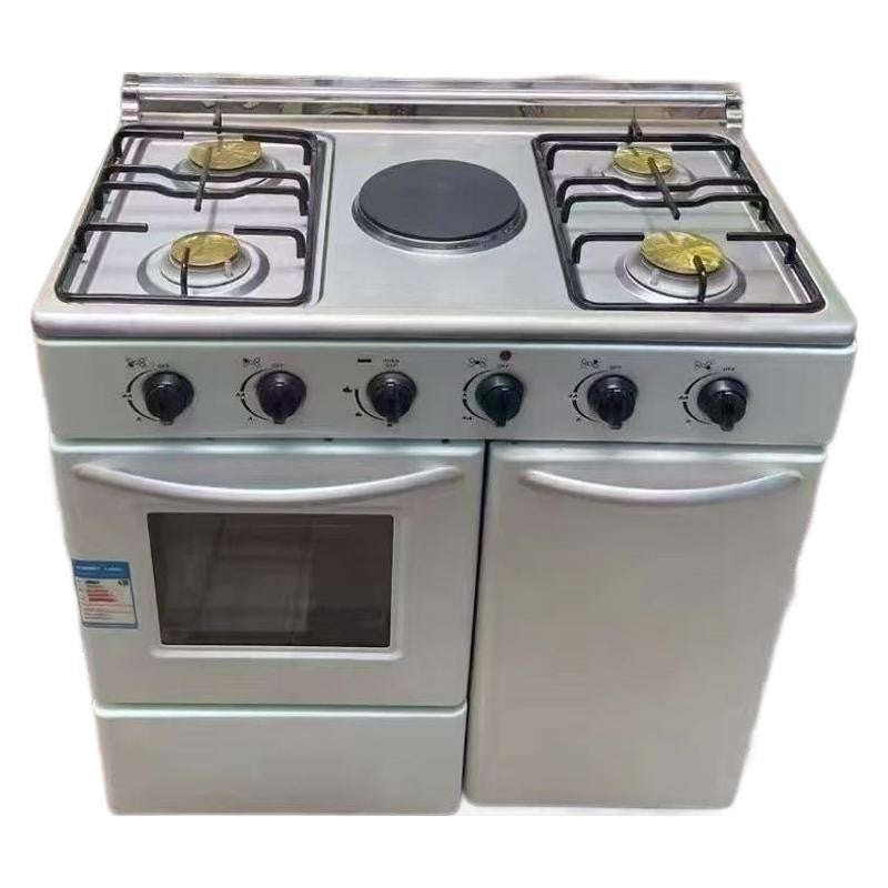 83cm wide four 4 gas one 1 electric oven with burner stove upright export one piece dropshipping