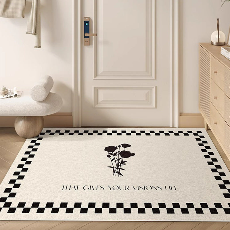 Entryway door mat: premium, customizable, low-maintenance, home-use, trendy, stain-resistant, thickened, non-slip doormat