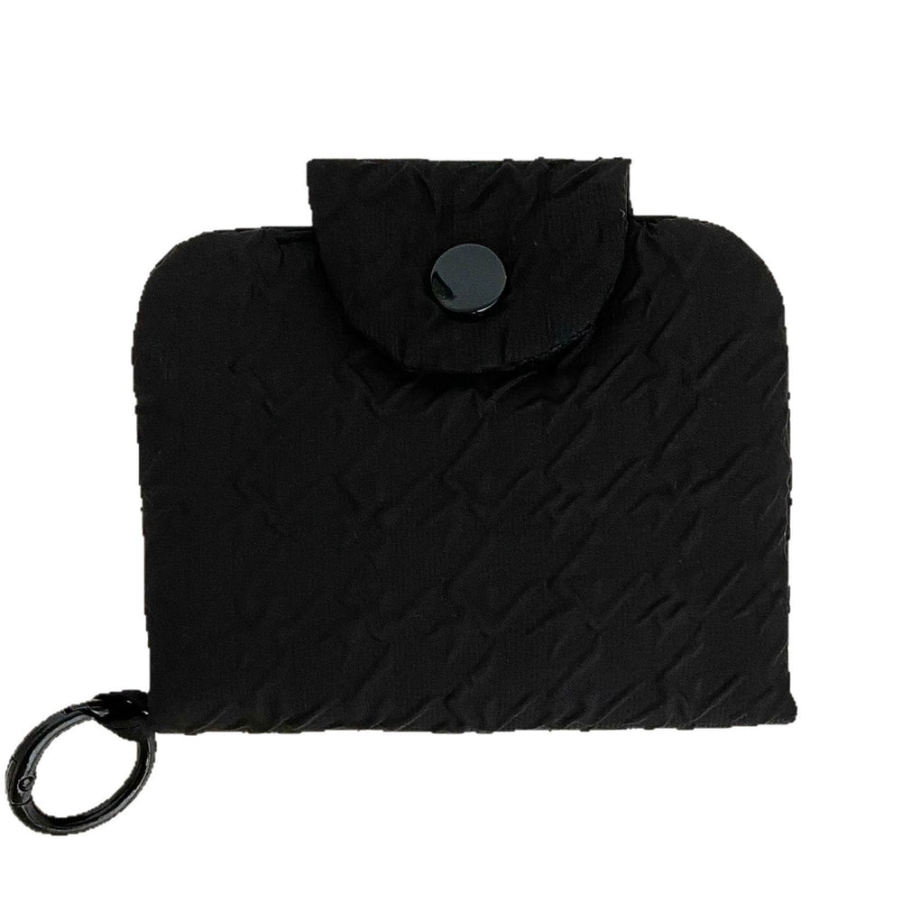 Vintage niche style headphone bag mini pleated coin purse women's cute fabric storage coin id card multi-layer card holder