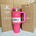 Barbie pink with gold trim