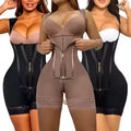 Export fashion corset shaping bodysuit 11 fishbones double layer tummy control butt lifting one-piece clothes zipper shapewear