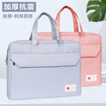 Student tutoring bag canvas laptop backpack tote document bag conference printed material bag large capacity waterproof briefcase