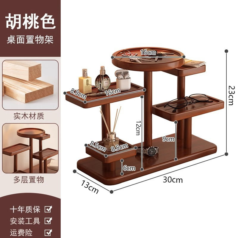 Wooden entryway rack, entrance door, entrance key rack, table decoration, decorative display rack, jewelry storage rack