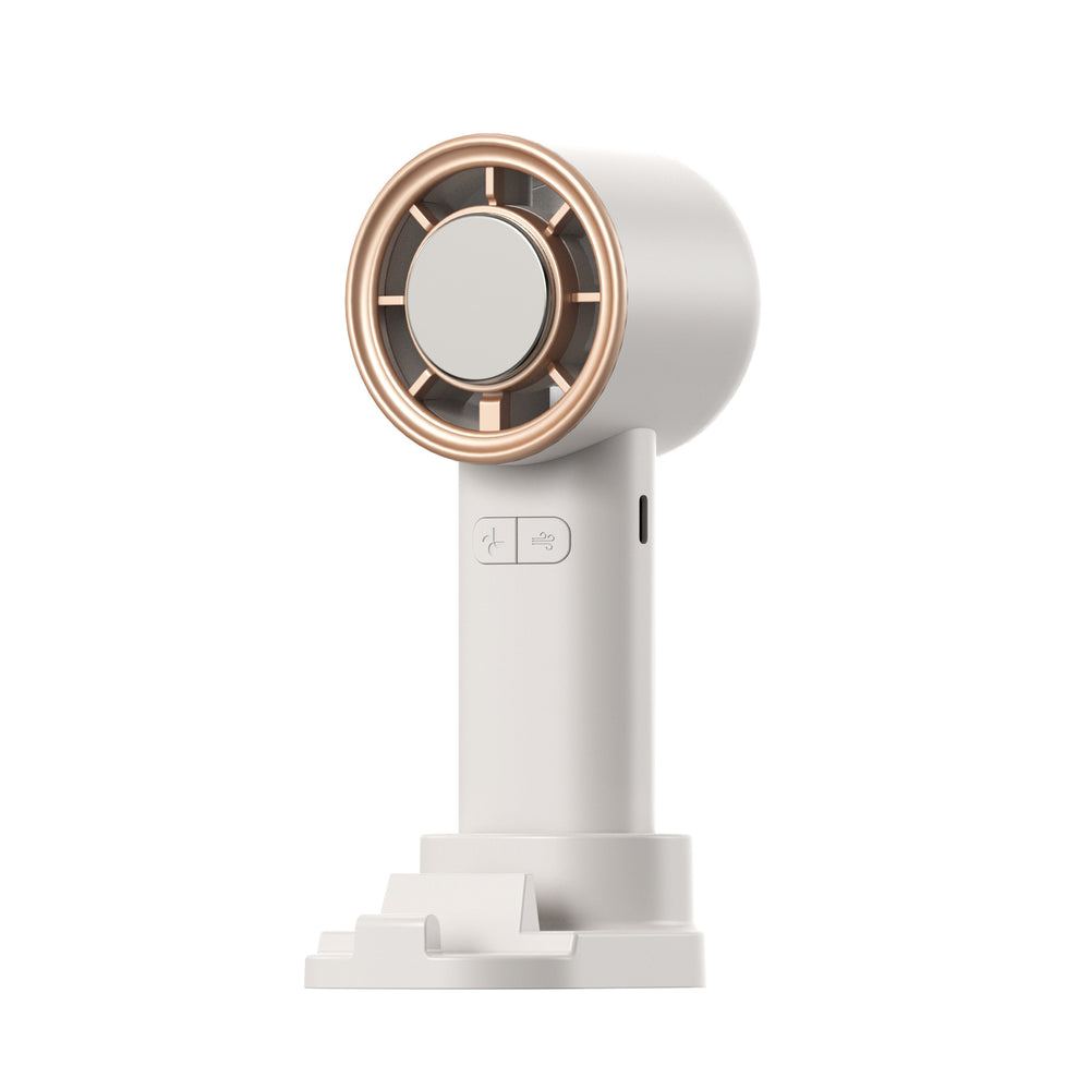 New arrival handheld ice compress small fan usb rechargeable high speed mini fan desktop mobile phone holder cooling small fan