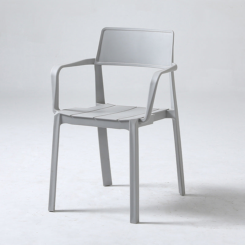 Scandinavian dining chair casual internet celebrity chair ins white chair designer eames plastic chair pp backrest