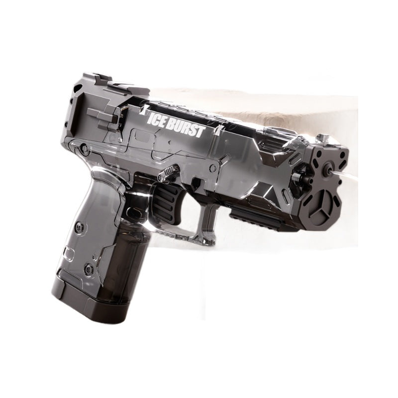 Ice blast water gun kids toy water spray manual burst 2025 new mini small water gun girl boy black technology
