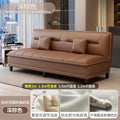 Foldable dual-purpose sofa bed, multi-functional small apartment living room straight-row sofa, rental house economical casual no-wash sofa