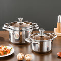 wholesale gift soup pot steaming pot food grade stainless steel for home stove neutral kitchen thickened soup hot pot