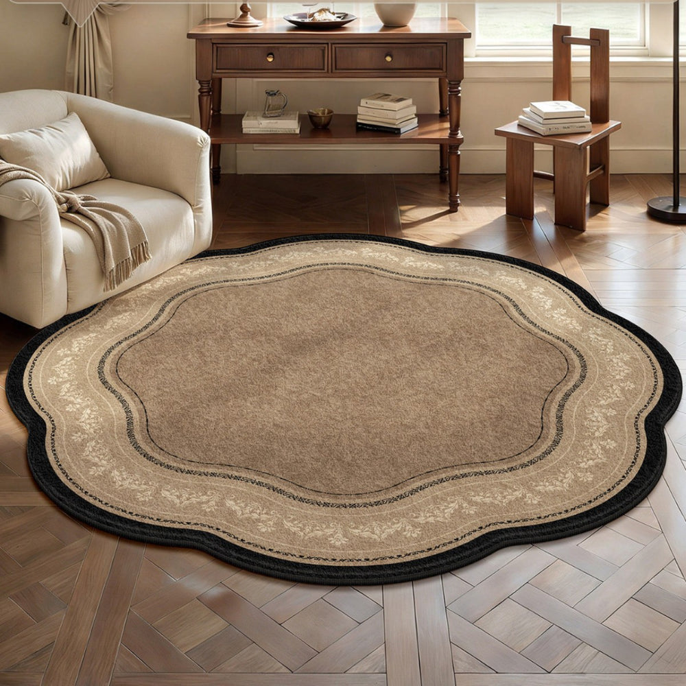 French round carpet  new living room sofa bedroom bedside balcony floor mat non-slip chair computer chair special shape