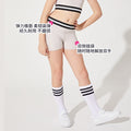 High-elasticity, skin-friendly activewear set for girls: quick-dry running, training, yoga, and workout shorts
