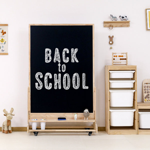 Drawing board Children's magnetic drawing board Household dust-free removable baby painting board Whiteboard Double-sided small blackboard erasable