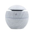 Wood grain round spray mushroom humidifier silent usb air aromatherapy machine mini vase wood grain humidifier