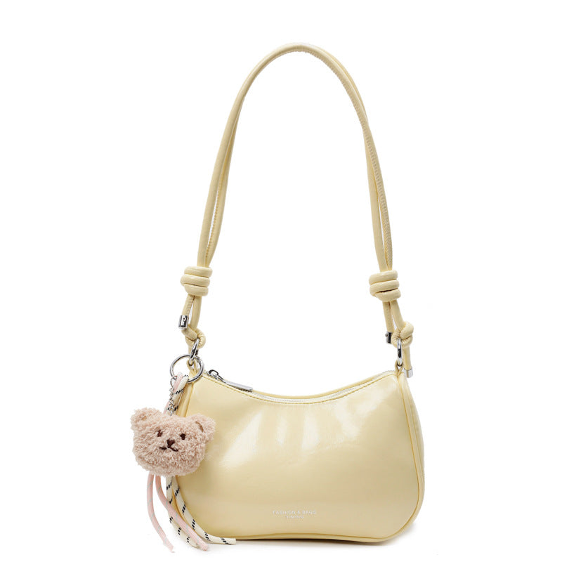 Cross-border retro fashion underarm bag 2025 new simple and versatile pillow bag Korean version of high-end shoulder messenger bag