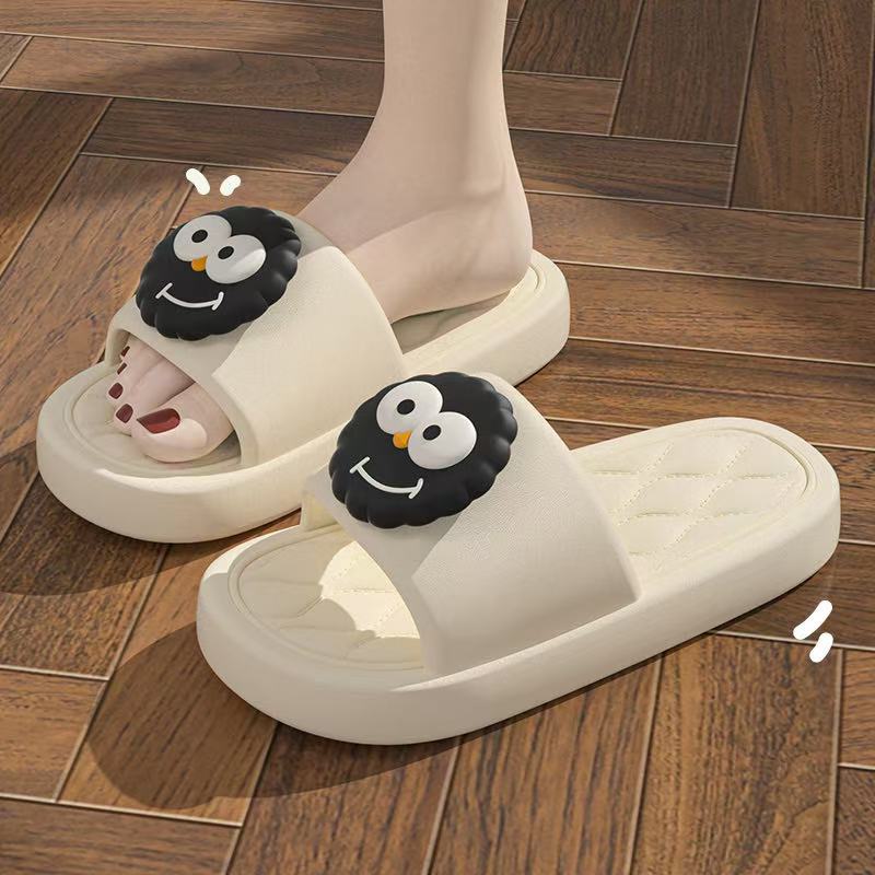 2025 new women's summer slippers - cloud-like comfort, soft sole, non-slip, thick-soled, one-strap sandals for home and bathroom use - wholesale