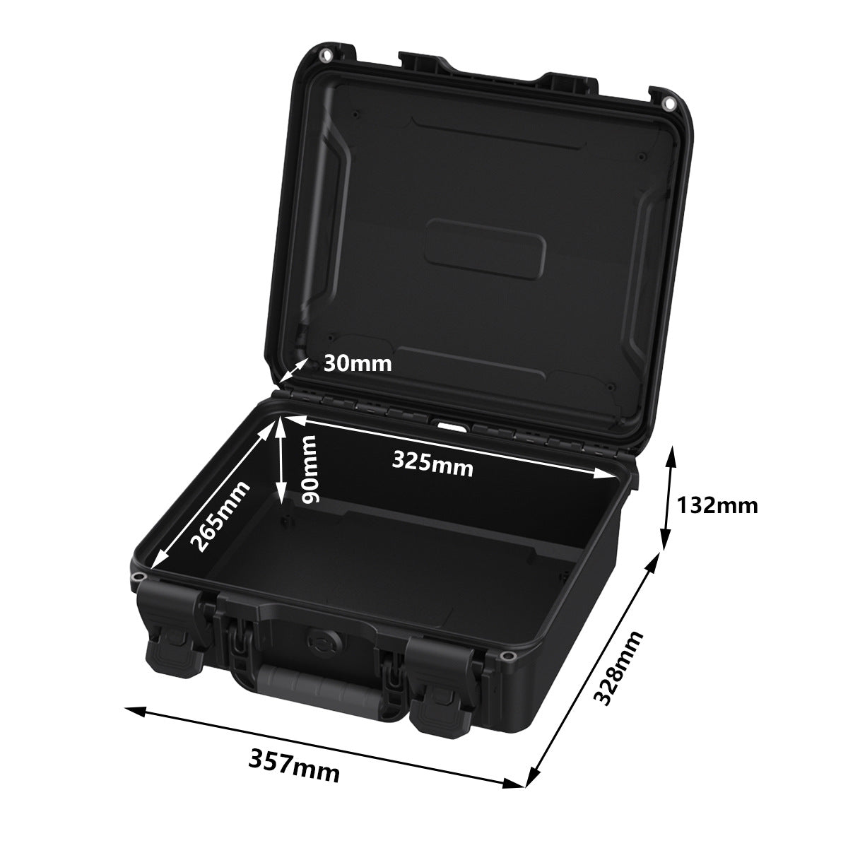 A series suitcase safety box protective box, plastic tool strength tie rod moisture-proof sealing three-proof box toolbox