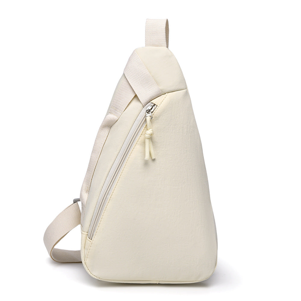 Fashion shoulder messenger bag large capacity outdoor messenger bag breast bag casual bag niche mobile phone bag small satchel