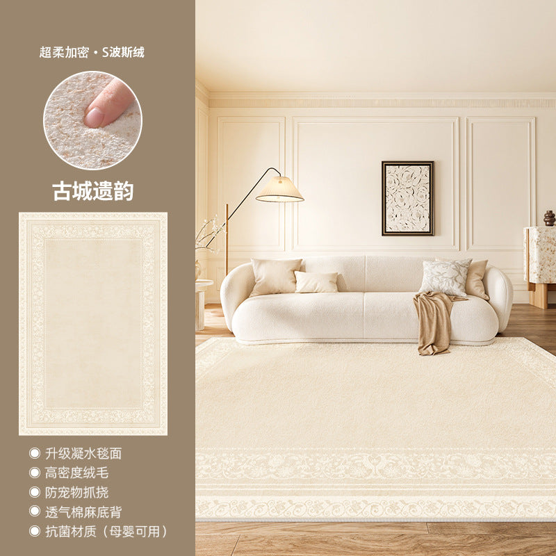 Distributed carpet living room bedroom  new style accessible luxury high-end modern simple bedside no-wash, wipeable and no maintenance