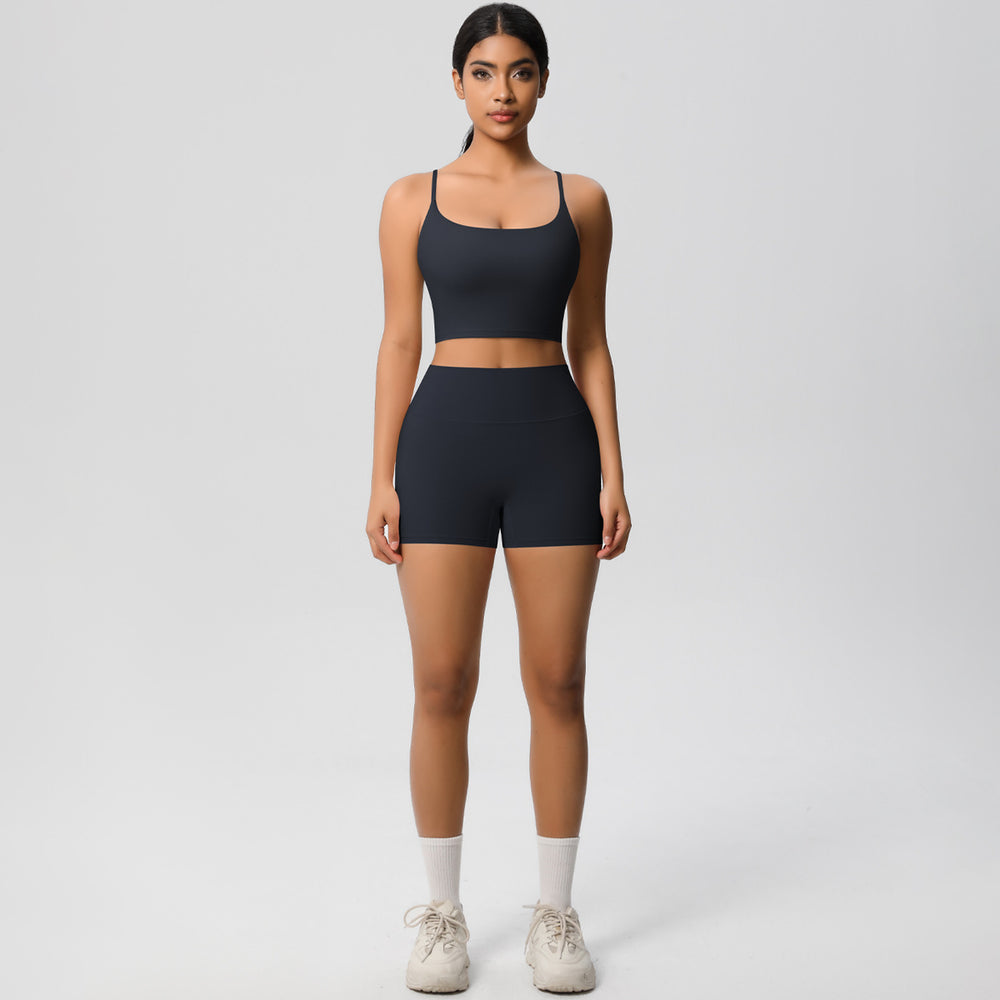 Spring/summer outdoor casual running yoga outfit set - new cloud-like quick-dry compression sportswear set for running and fitness