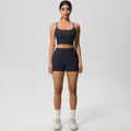 Spring/summer outdoor casual running yoga outfit set - new cloud-like quick-dry compression sportswear set for running and fitness
