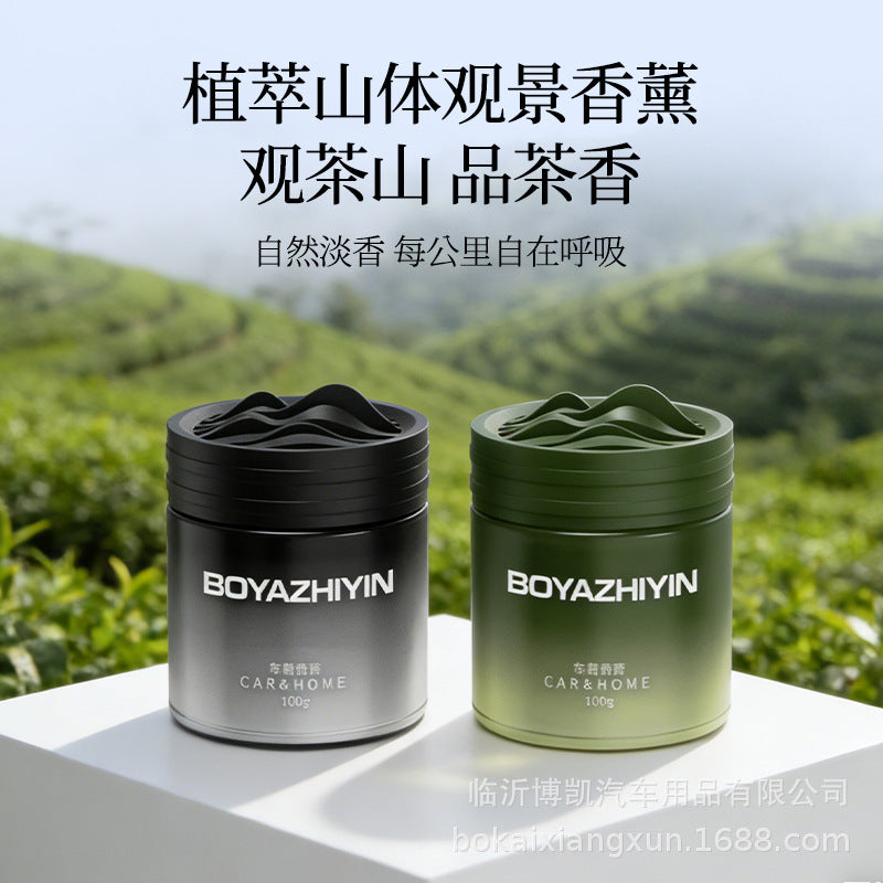 White tea flavored car solid aromatherapy air freshener long-lasting fragrance fragrance ride-hailing taxi special long-lasting balm