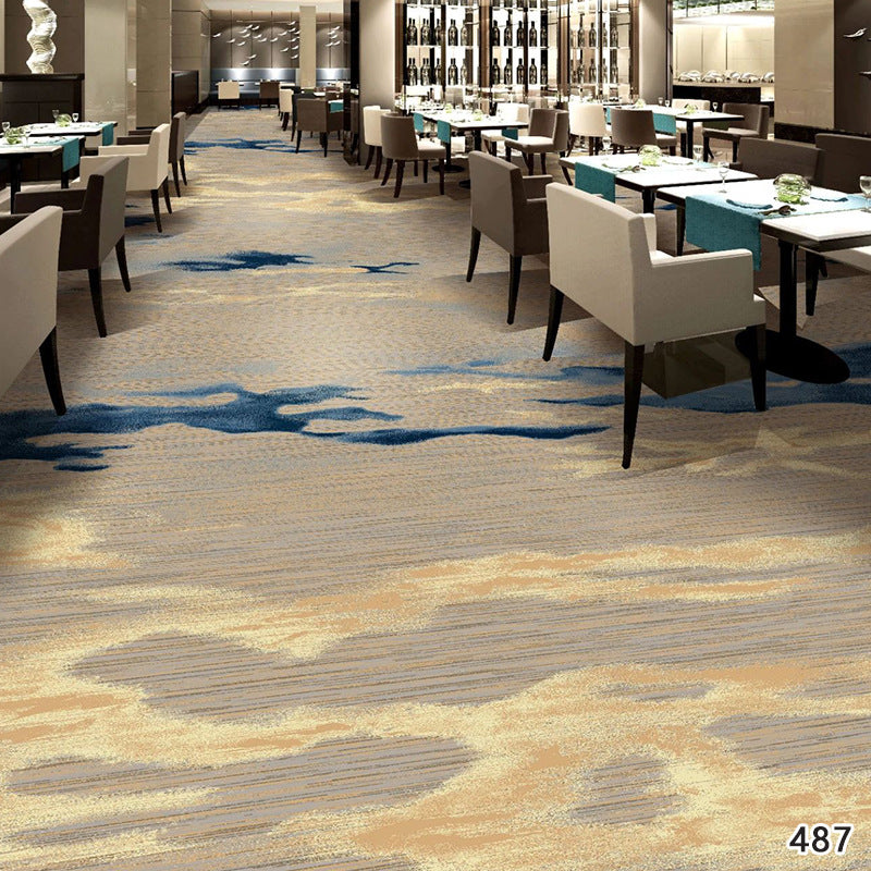 Restaurant carpet chinoiserie style large area banquet hall private room hotel aisle flame retardant cerpet commercial full floor