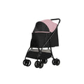 Pet stroller - lightweight & foldable for small to medium dogs & cats - one-click fold, large capacity