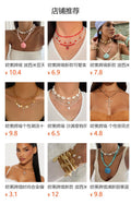 Wholesale vintage snake pendants - european & american cross-border trendy jewelry - snake-shaped elements with diamond accents - high-end sweater necklace for women