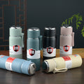 316 handle cup wholesale portable tea cup tea water separation large capacity car water cup full steel lid gift logo