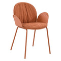 Plastic chair for home use casual armrest dining chair scandinavian restaurant backrest stool negotiation casual chair tall appearance
