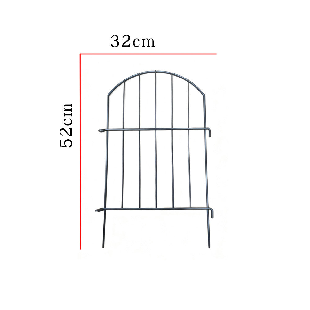 Garden iron pet fence barrier garden decorative small fence animal barrier fence