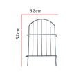 Garden iron pet fence barrier garden decorative small fence animal barrier fence